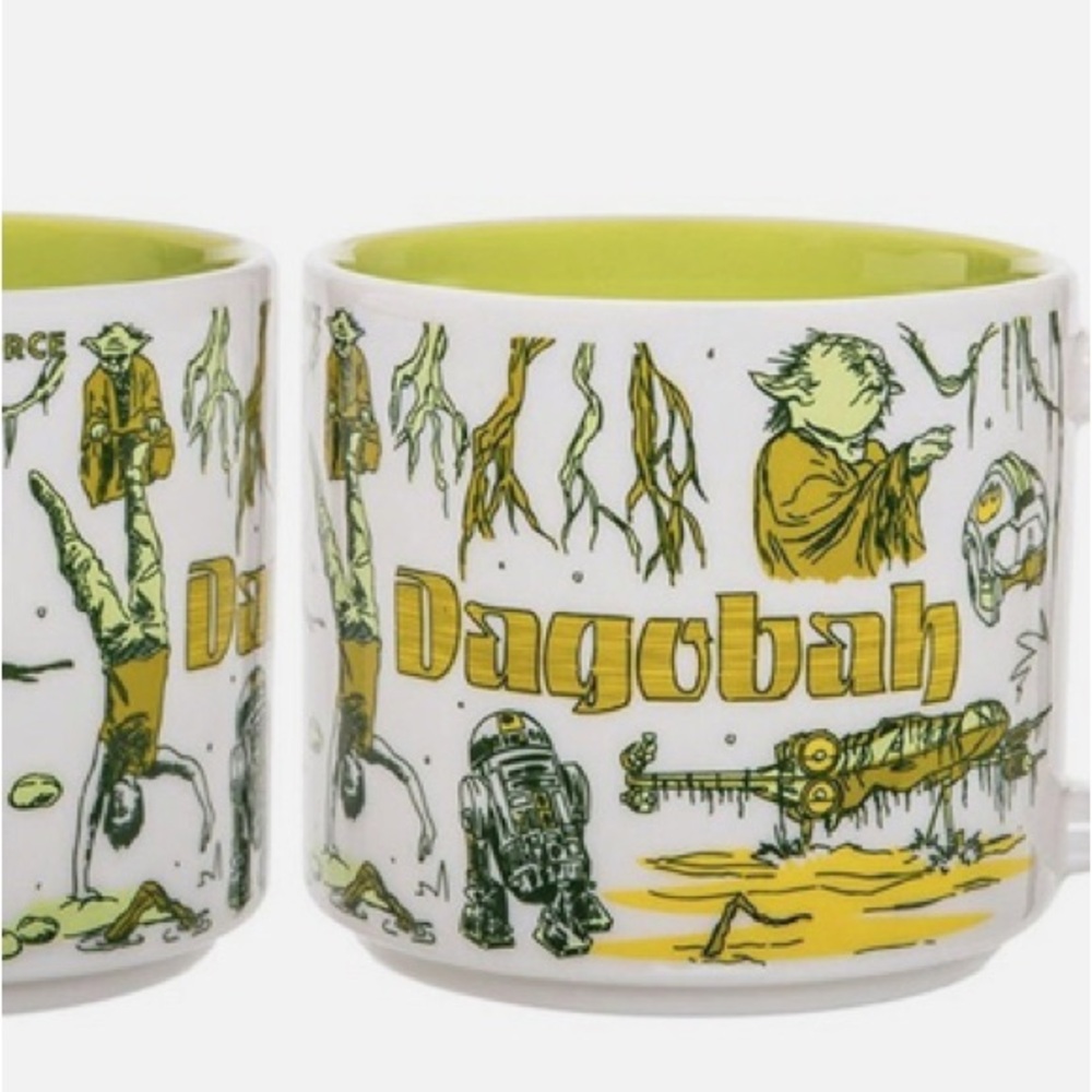 Starbucks Been There Series 2020 Star Wars Mug set Dagobah